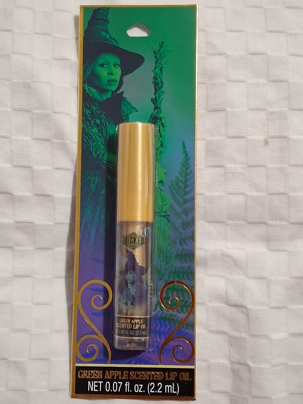 Wicked Green Apple Scented Lip Oil - Gold Cap, Green Apple